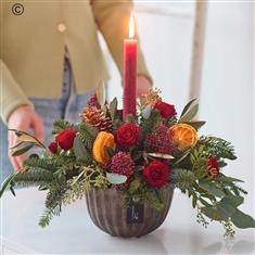 Christmas Classic Candle Arrangement